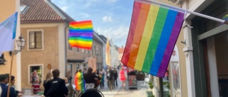 Pridetåget gick genom Vadstena – vi rapporterade