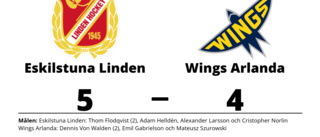 Straffar avgjorde när Wings Arlanda föll mot Eskilstuna Linden borta