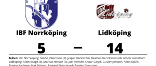 Lidköping utklassade IBF Norrköping på bortaplan