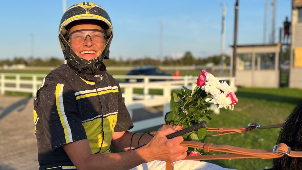 Eva Lundahl visade prov på fina körhänder och vann två lopp under torsdagskvällen på Skrubbs. 
