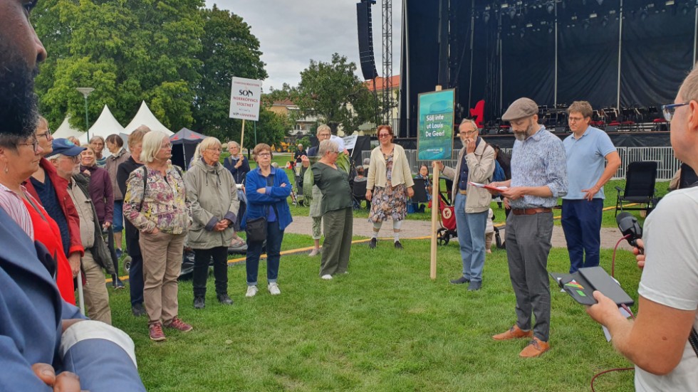 På lördag den 30 september kommer det på nytt att demonstreras för kulturen. Bilden från Vasaparken i samband med Symfoniorkesterns konsert.