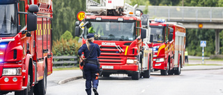 Del av radhuslänga i Saltsjöbaden brann