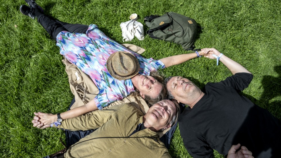 Helena Ulinder, Örjan Palmgren och Claes Ekenstam laddar inför Way Out West.
