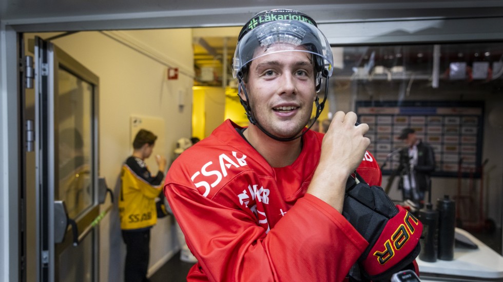 David Lilja var nöjd med det första officiella ispasset.