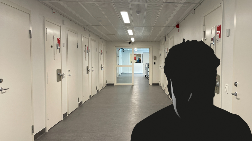 Mannen sitter häktad i Nyköping.