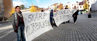 Protest mot gruvindustrin