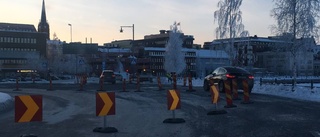 Trafiken leds om vid Kulturens hus