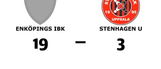 Enköpings IBK utklassade Stenhagen U på hemmaplan