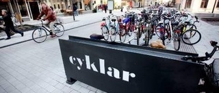 Cykelställ ut, uteplatser in