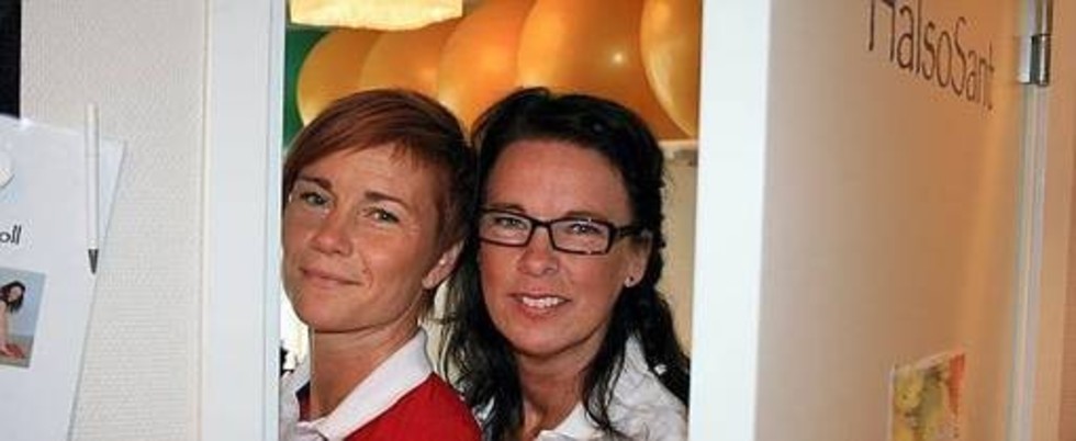 Carina Wenngren och Anette Svinghammar är friskvårdsföretagare i Östervåla.