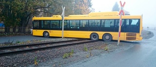 Buss på fel spår i Dannemora