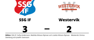Westervik utan poäng efter förlust mot SSG IF