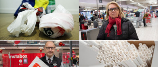 Ett år med plastskatten: "Träbesticken fastnar i tungan" • "Idiotiskt, jag måste ju ändå köpa avfallspåsar"