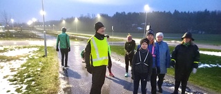 Lyktloppet genomfördes trots regn och rusk