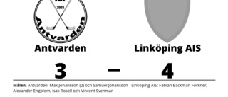 Linköping AIS lyckades vinna efter rysare mot Antvarden