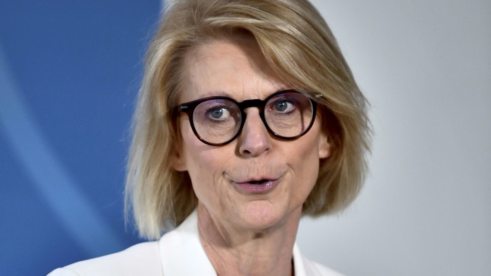 Finansminister Elisabeth Svantesson (M). Arkivbild.