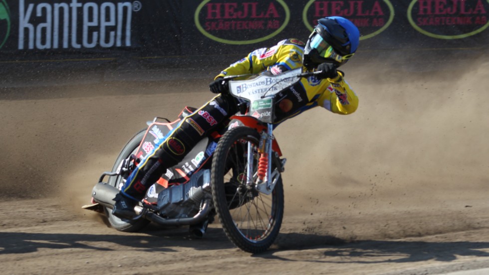 Västervik Speedways Jacob Thorssell är med och kör om SM-medaljerna på tisdagskvällen.