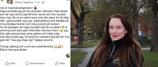 Fler brydde sig på facebook – än när Ellinor ramlade