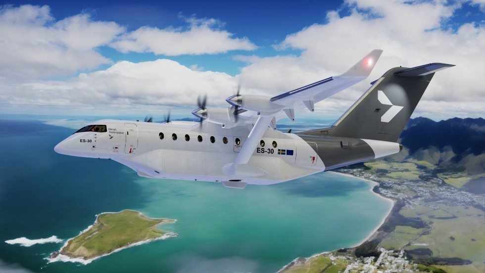 Den framtida flygmodellen ES-30 har fyra batteripack, men även två turbogeneratorer som är tänkta att drivas på biobränsle.