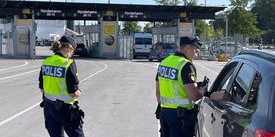 Poliskontroll av nykterhet på farlig trafikdag