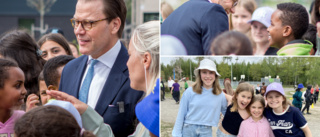 Fick kungligt besök på skolgården