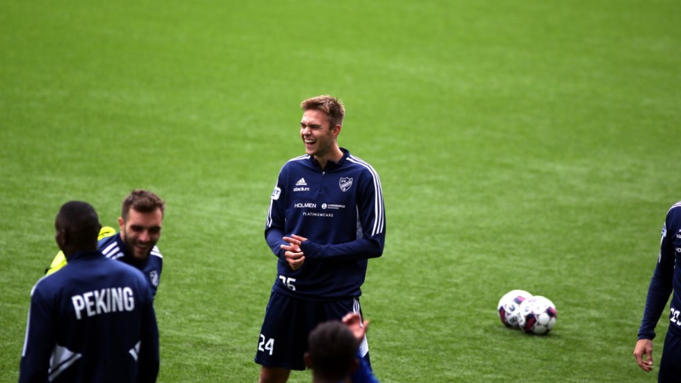 Anton Eriksson har snabbt blivit en viktig byggsten i "Peking".