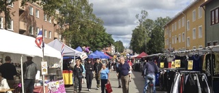 Fint väder på höstmarknaden