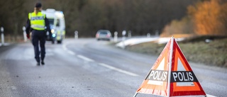 Trafiken stoppades på E 4 efter olycka