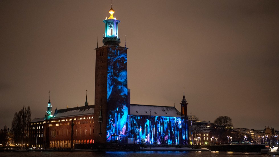 Alla ljusinstallationer har på något vis hämtat inspiration från Nobelpriset och Nobelprisbelönade insatser. ”Earth from Space” smyckar Stadshuset.