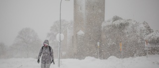 SMHI utfärdar gul varning för snöfall över Gotland • Då väntas snöandet vara som kraftigast