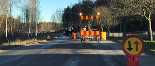 Arbetet efter vattenläckan fortsätter