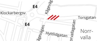 Del av Torsgatan stängs av