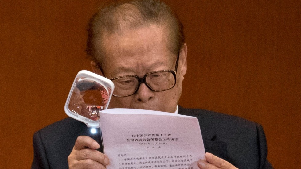 Tidigare presidenten Jiang Zemin. Arkivbild.