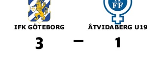 Åtvidaberg U19 föll borta mot IFK Göteborg