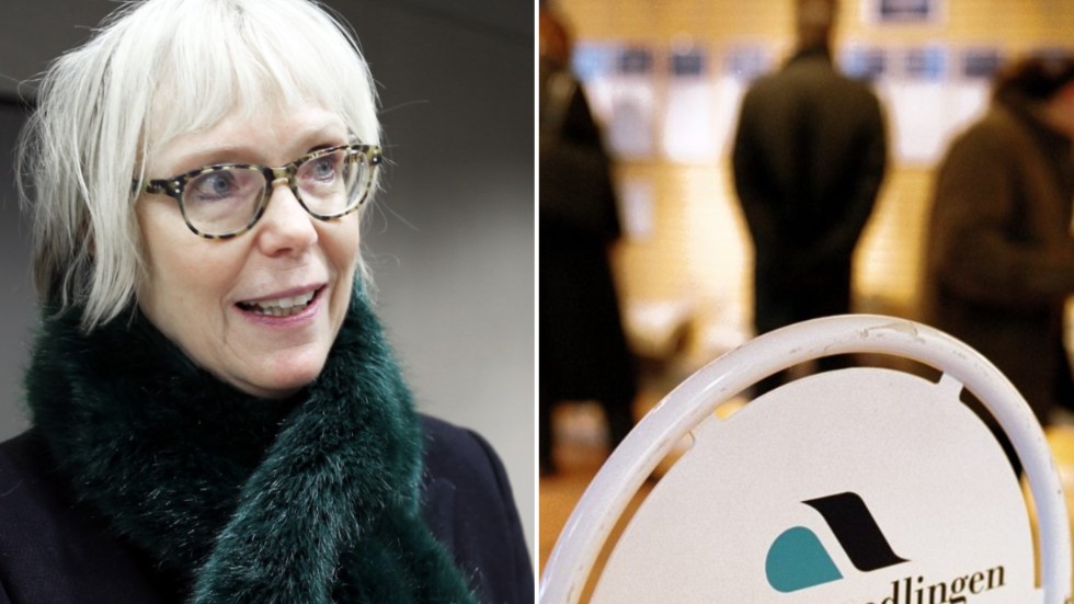 "Man kan ju tänka sig att det bästa vore om alla hade jobb och arbetslösheten låg på noll procent. Riktigt så enkelt är det inte", säger Tina Ersson.