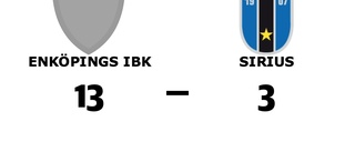 Storseger för Enköpings IBK hemma mot Sirius