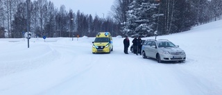 Trafikolycka med flera fordon på Järnvägsleden