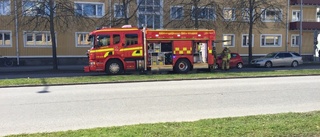 Brand i flerfamiljshus