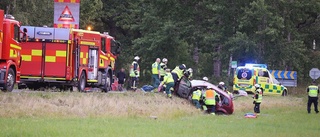 Flera trafikolyckor på lördagskvällen