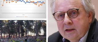 Siffrorna: Knapp ökning av antal dödsfall under 2020