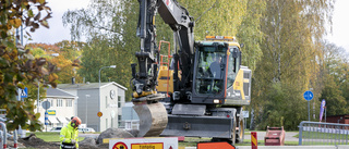 Stort VA-arbete påverkar trafiken i Nyköping – i två månader