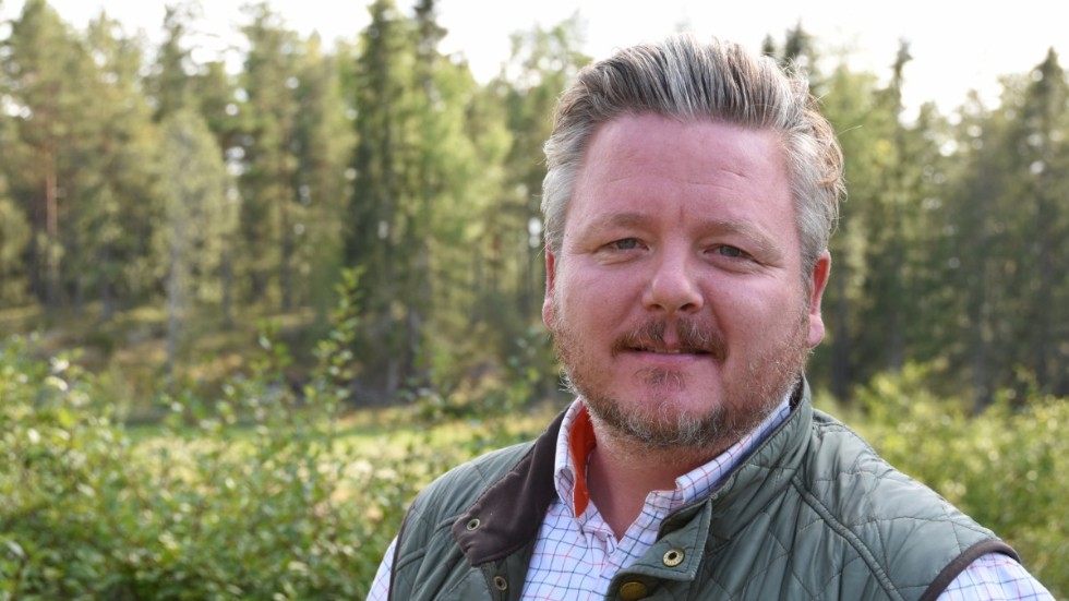 Johan Asp är regionchef för Skogssällskapet i bland annat Östergötland.