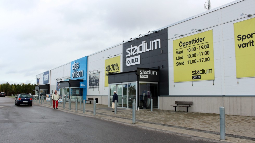 Stadium Outlet utsattes för ett motvärsrån under onsdagseftermiddagen.