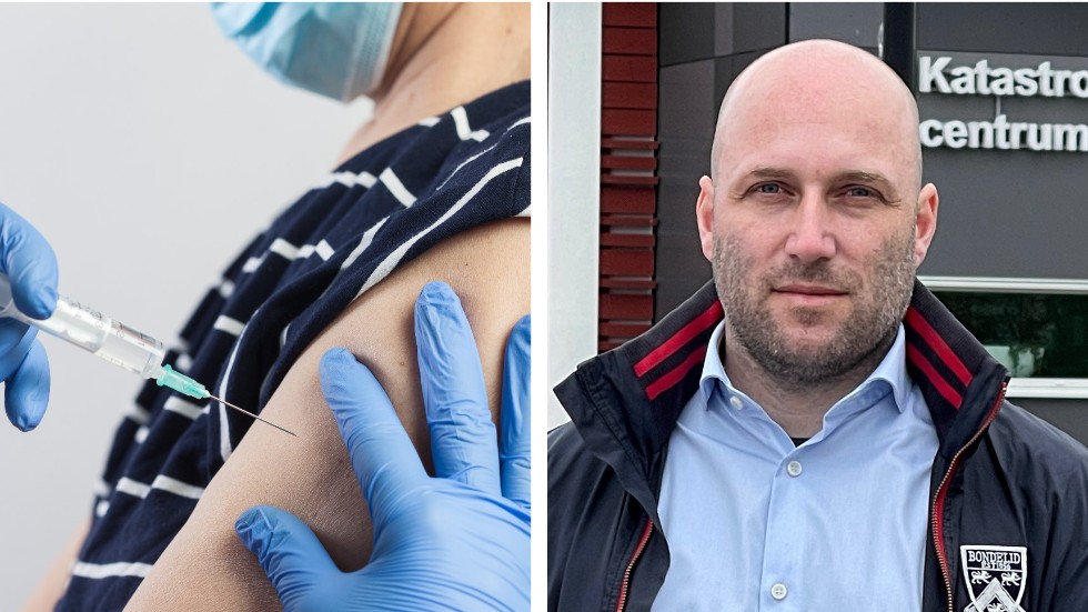 Rickard Lundin är regionens presstalesperson för vaccinfrågor som rör covid-19.