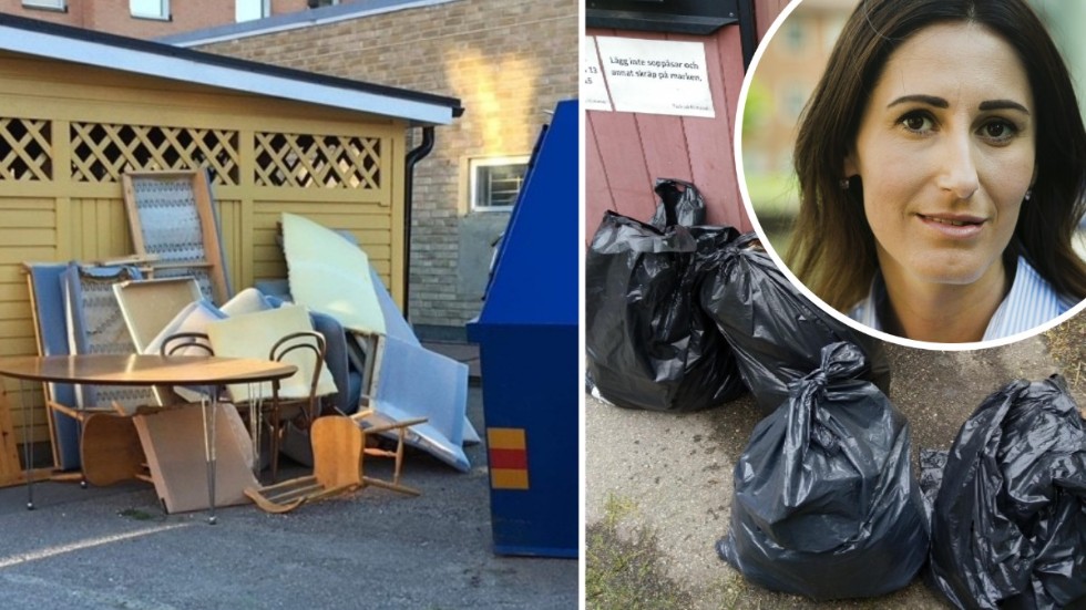 Vid Heimstadens fastigheter dumpas allt från möbler till sopsäckar. Nu har  fastighetsförvaltare Melina Karic tröttnat på att ta hand om andras skräp. 