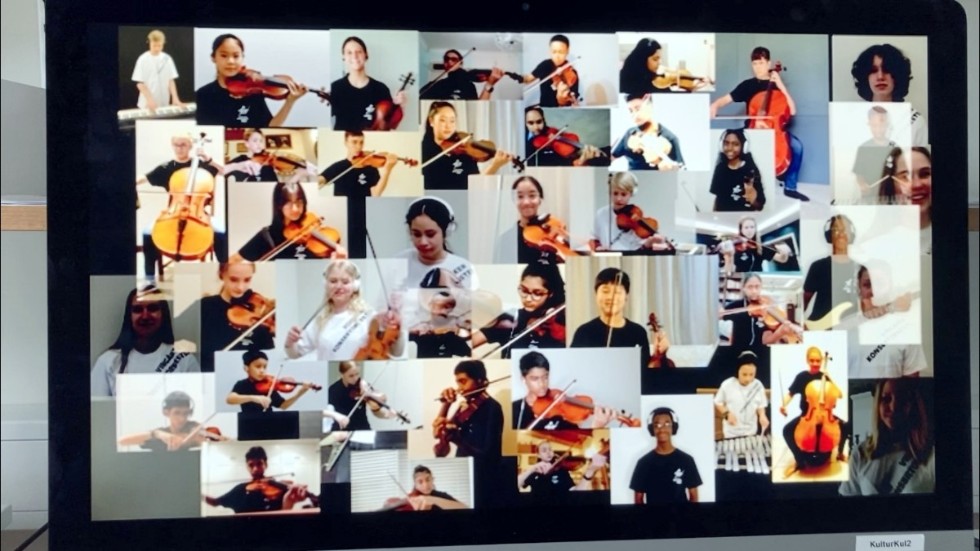 Ungdomar från Vingåker konsertorkester och KwaZulu-NATAL Youth Orchestra från Durban i Sydafrika ger en digital konsert tillsammans.