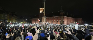 Stora protester mot polsk abortlag