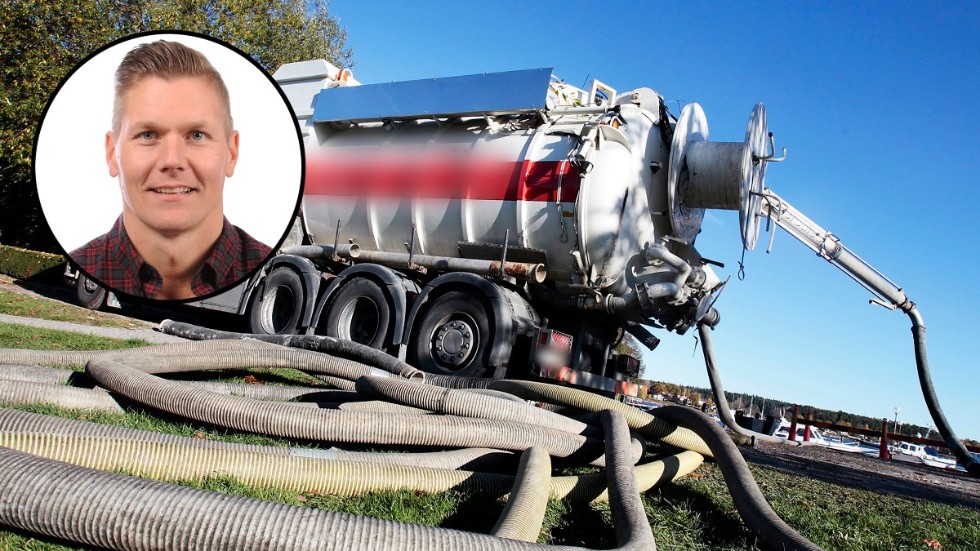 "Vi kommer inte hem till fastighetsägare och underhållsspolar mot betalning, vi jobbar inte alls på det viset", menar Andreas Bander, distributionschef på vatten och avlopp EEM.