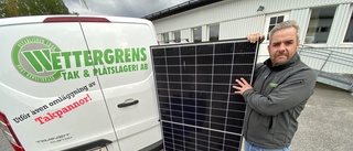 Wettergrens satsar på solceller: "När vi ändå är på taket kan vi även installera solceller"