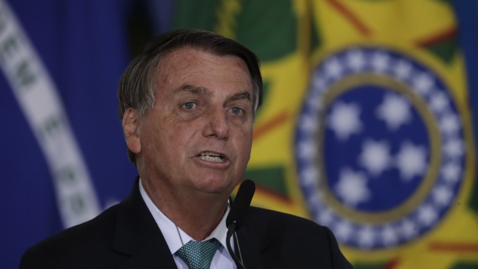 Brasiliens president Jair Bolsonaro. Arkivbild.